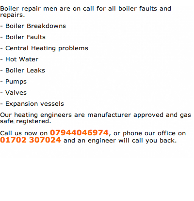 Boiler Repairs Romford